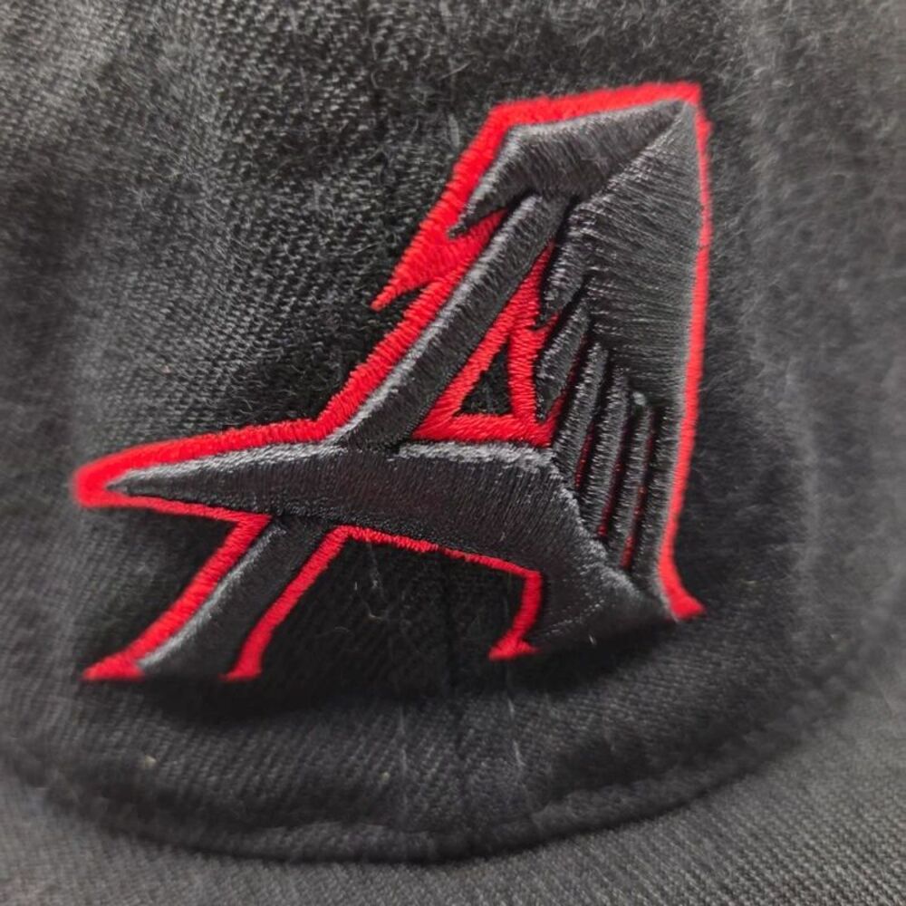 Vintage 90s Nike Team Atlanta Falcons Super Bowl xxxiii Fitted Hat 7 3/4 Sample - Picture 3 of 12